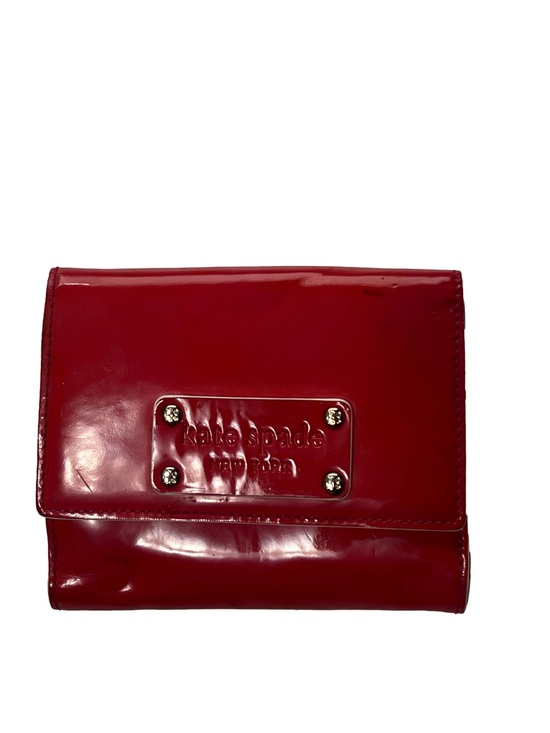 kate spade Handbags - Vintage Kate Spade Patent Leather Trifold Wallet with coin purse